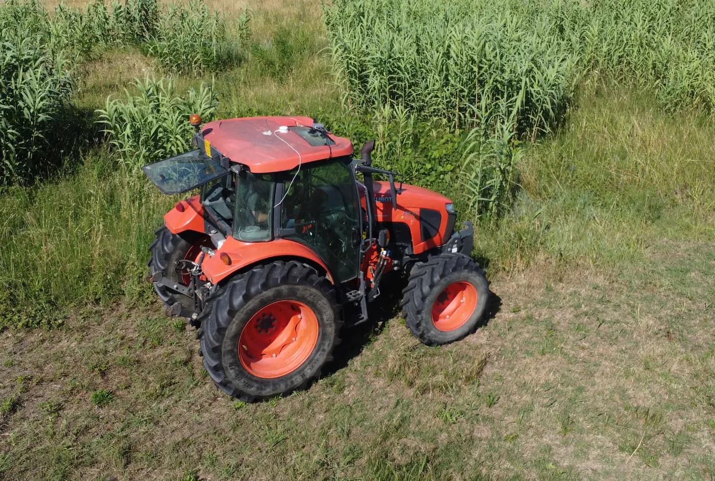 Tractor in the field